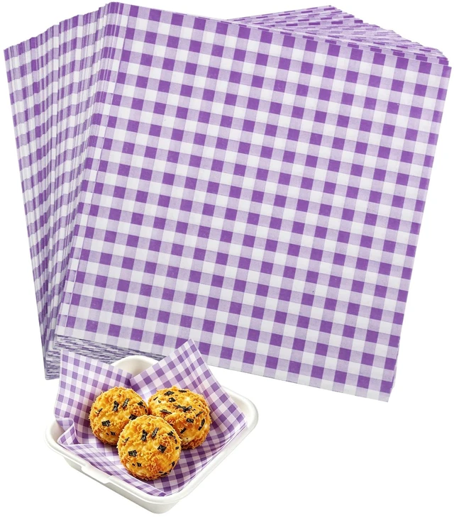 Main image of 100PCS Greaseproof Paper Sheets, 7×7 Inch Small Deli Paper