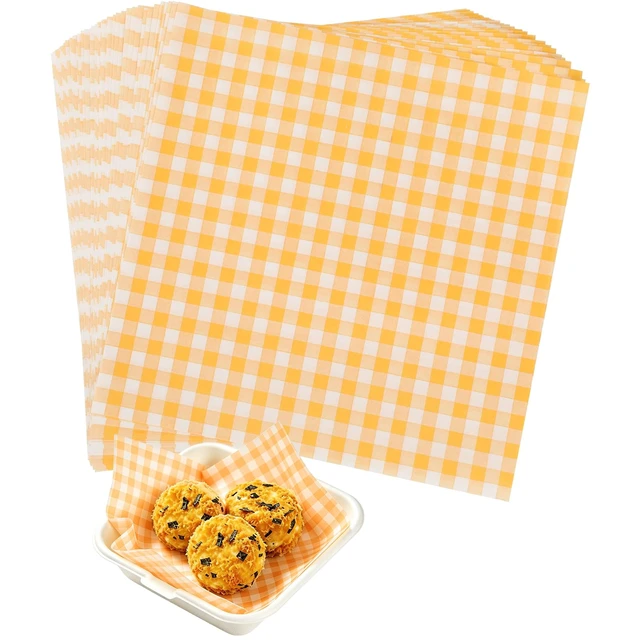 Main image of 100PCS Greaseproof Paper Sheets, 7×7 Inch Small Deli Paper