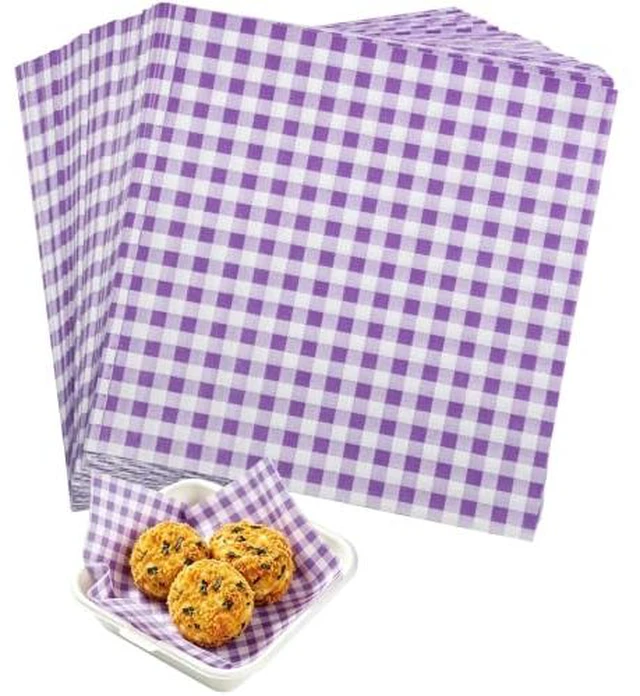 Alt view image 3 of 4 - 100PCS Greaseproof Paper Sheets, 7×7 Inch Small Deli Paper