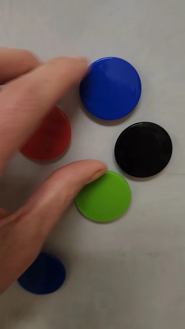 Alt view image 4 of 5 - Fridge Magnets, 20PCS 10 Colors Mini Round Heavy Duty for Whiteboard