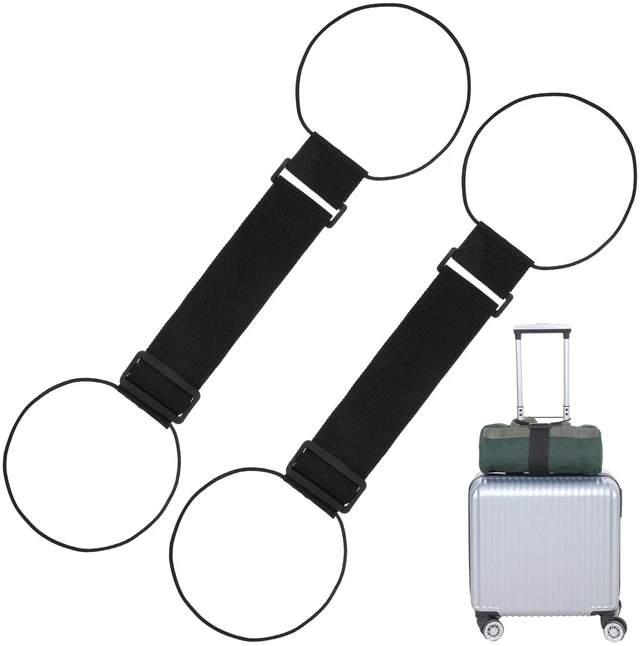 Main image of 2 PCS Luggage Straps for Add a Bag Adjustable Bungee Elastic Belt