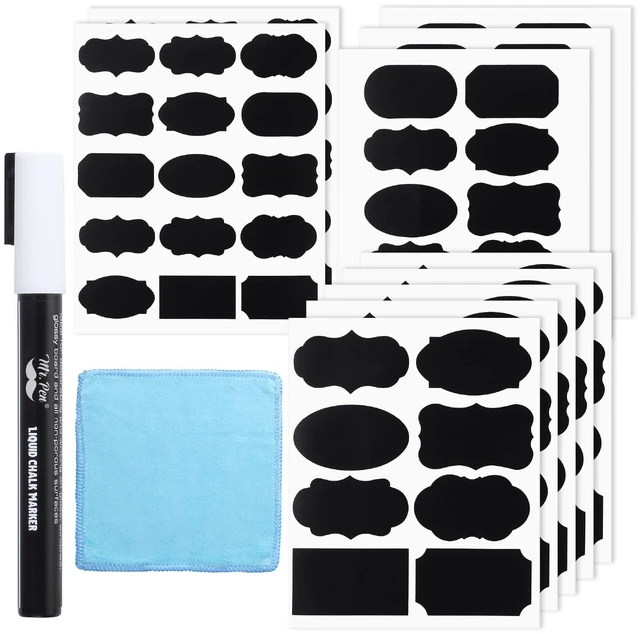 Main image of Chalkboard Labels, 100 pcs, Assorted Shapes