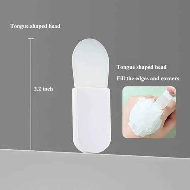 Alt view image 4 of 7 - 3pcs Face Mask Applicator Brushes, Silicone Makeup Brush, Mini Clay Applicator, Portable Facial Spatula for Mud, Cosmetic, Eye Masks, Body Lotion