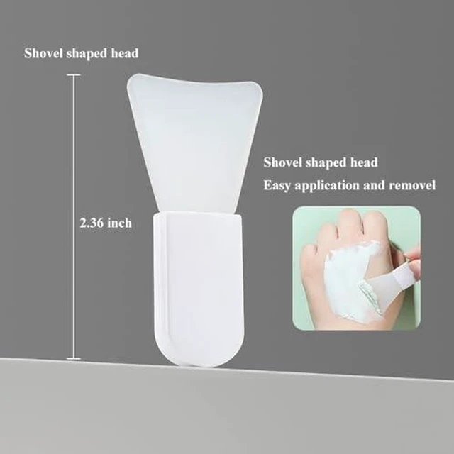 Alt view image 5 of 7 - 3pcs Face Mask Applicator Brushes, Silicone Makeup Brush, Mini Clay Applicator, Portable Facial Spatula for Mud, Cosmetic, Eye Masks, Body Lotion