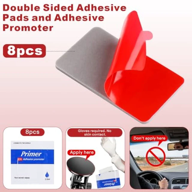 Alt view image 3 of 6 - Double Sided Adhesive Pad Heavy Duty, 8 PCS 1.97"x1.18"x0.079"