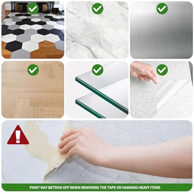 Alt view image 4 of 6 - 2 Pack Nano Double Sided Tape Duty Mounting Tape Sticky Walls, Double Sided Heavy Duty Rug Tape, Duty Multipurpose Mounting Transparent Tape for Paste Items