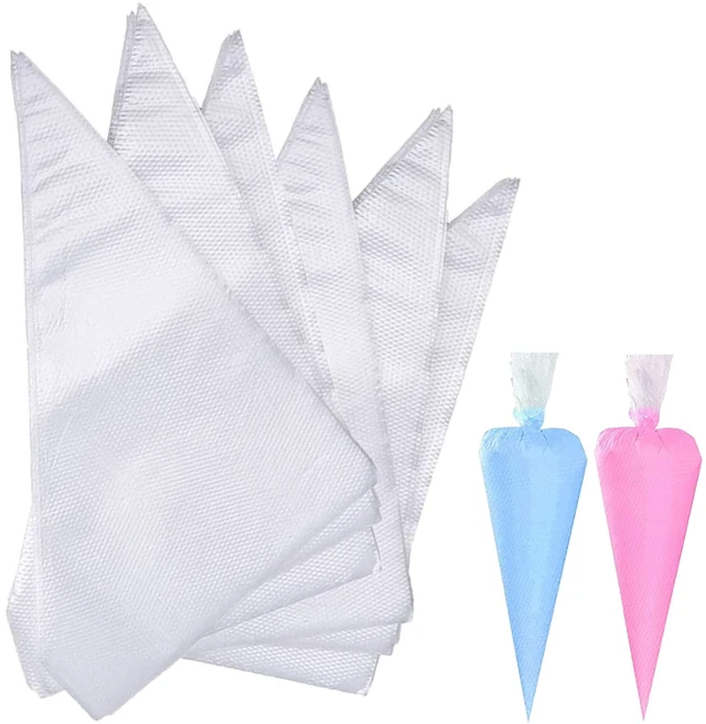 Main image of Pastry Bags Disposable Piping Bags 12 Inch piping bags for cake decorating piping bags for Cakes Cookies Cupcake Piping Bags 100 Pack (12 inch)