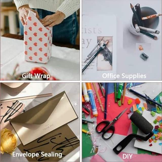 Alt view image 6 of 6 - 6 Rolls Transparent Tape Refills Rolls, Clear Tape, 3/4 x 1000 in, 1 in Core Gift Wrapping Tape for Office, Home, School