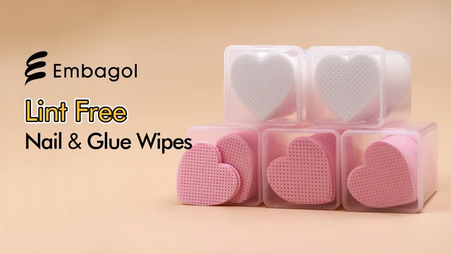 Alt view image 7 of 7 - Eyelash Extension Glue Wipes 200 PCS Lint Free Nail Wipes Non-Woven Fabric Lash Glue Nail Polish Remover for Lash Extension Supplies (White)