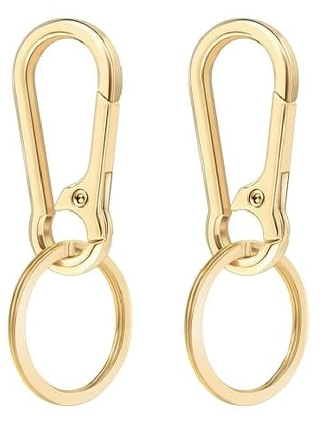 Alt view image 2 of 4 - 2 Pcs Metal Keyring Chain Ring Holder Keys Organizer for Home Car Keys, Key Finder, Car Keychain
