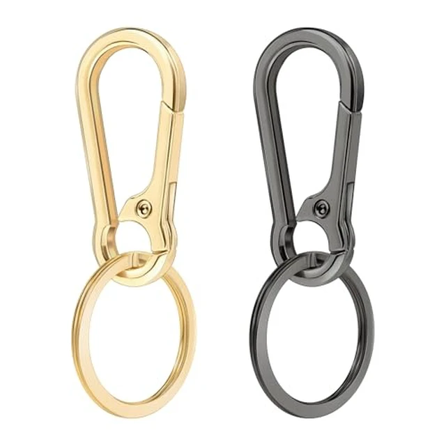Alt view image 4 of 4 - 2 Pcs Metal Keyring Chain Ring Holder Keys Organizer for Home Car Keys, Key Finder, Car Keychain