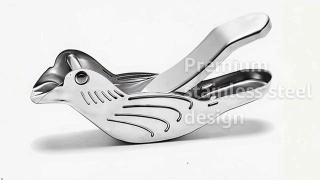 Alt view image 2 of 2 - 1pc Silver Manual Lemon Juicer,Exquisite Bird Stainless Steel Manual Lemon Juicer and Lime Squeezer for Orange Lemon Lime,Applied to Homes and Restaurant Fruit and Vegetable Tools