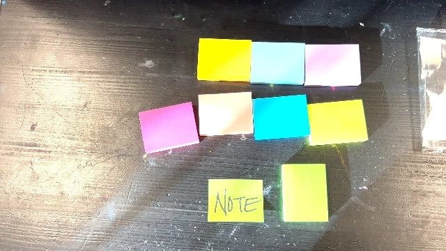 Alt view image 5 of 6 - Sticky Notes 1.5x2 in, Bright Colors Self-Stick Pads 8 Pads, 100 Sheets/Pad