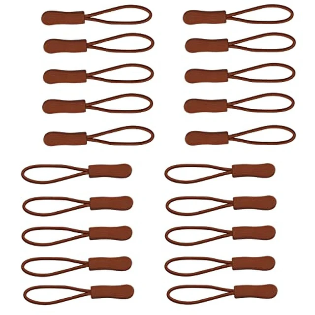 Alt view image 5 of 6 - Urmspst 20 Pcs Zipper Pulls Replacement Zipper Tabs, Black