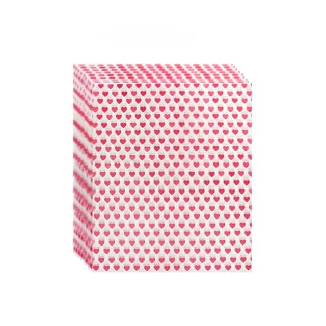 Alt view image 2 of 4 - 50 Sheets Heart Wax Paper, Sheets Food Wrapping, Deli Liner
