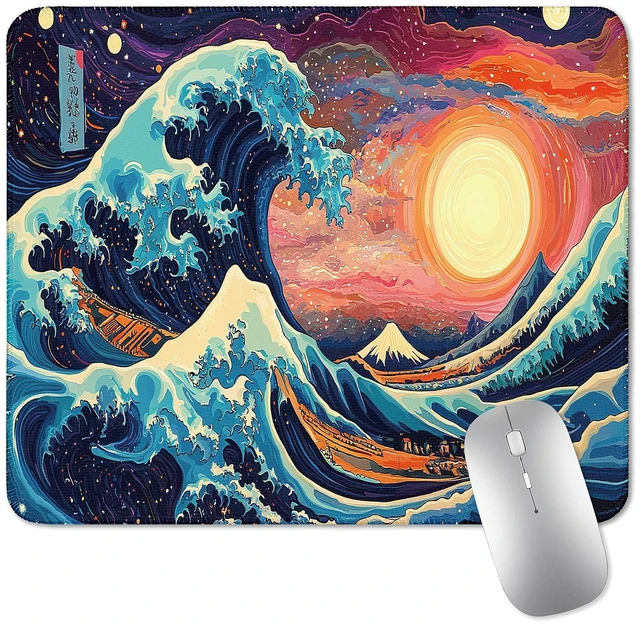 Main image of Mouse Pad Gaming - Desk Mat for Keyboard and Mouse - Large Mouse Pads for Desk, Gaming Mousepad with Non-Slip Base, Desks Pad (11.8" X 9.8") for Game, Office and Home