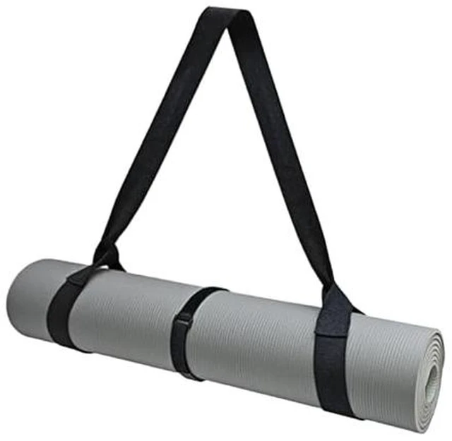 Alt view image 2 of 2 - Adjustable Yoga Mat Strap Carrier, Thick Wide Yoga Mat Holder with Hook-and-loop fastener for yoga enthusiast, Travel Gym, Black Non-Slip Yoga Straps for Carrying Mats