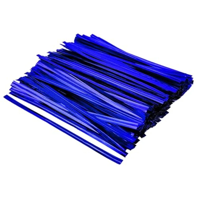 Alt view image 2 of 4 - 400 Pcs Metallic Twist Ties 4-Inch, Foil Twist Ties for Bread Bags, Candy Bags, Gift Bags, Snack Bags, and Party Favor Wrapping (Gold)