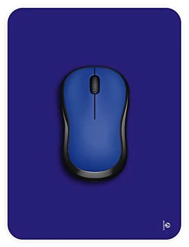 Alt view image 4 of 5 - Audimi Small Mouse Pad 6 x 8 Inch, Mini Mouse Pad Thick for Laptop Wireless Mouse Home Office Travel, Portable & Washable (Black)