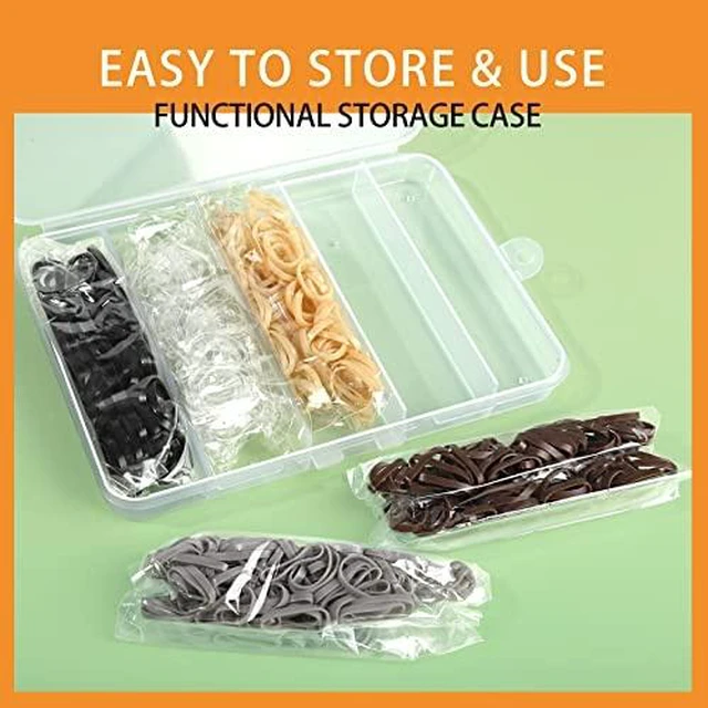 Alt view image 4 of 7 - YGDZ Elastic Hair Bands, 5 Colors 600 pcs Hair Ties, Mini Hair Rubber Bands, Elastic Hair Ties for Girl, Ponytail Holders, Hair Accessories for Men, Women, Toddler, Neutral Colors