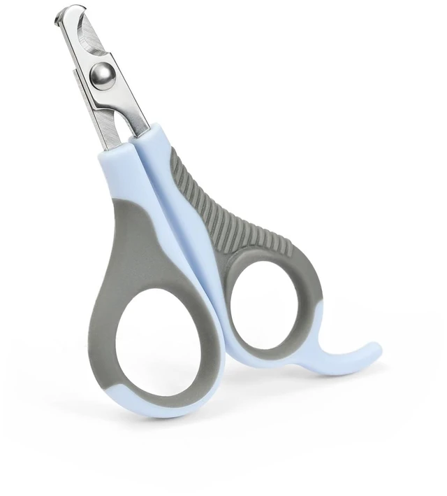 Main image of Pet Nail Clippers U07.2, Professional Claw Trimmer, Scissor for Cats, Puppies, Kittens, Hamsters, Rabbits and Small Animals, Sharp, Safe, Small, Grey/Blue