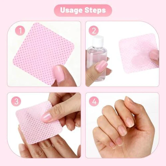 Alt view image 5 of 7 - 720Pcs Lint Free Nail Wipes, Absorbent, Soft, Non-Woven, No Lint