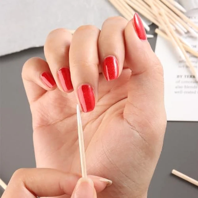 Alt view image 4 of 7 - 200PCS Precision Tip Cotton Swabs with Wooden Sticks