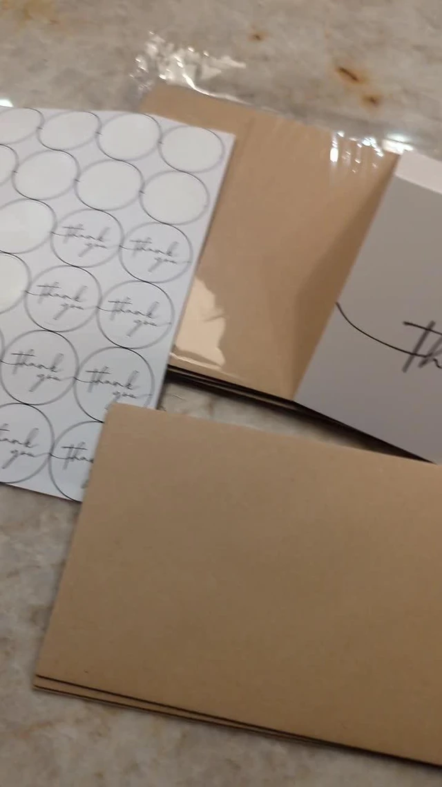 Alt view image 3 of 5 - 24 Pack Thank You Cards With Envelopes,4x6 Inch Minimalistic Design