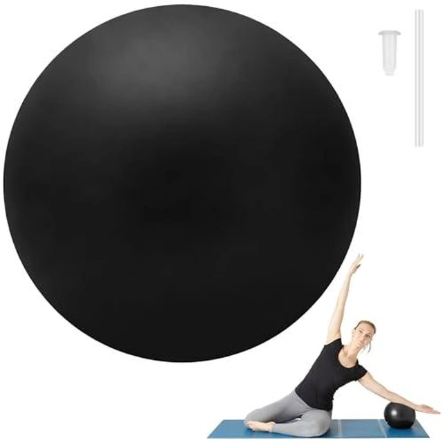 Alt view image 2 of 5 - Small Pilates Ball 9 Inch Small Exercise Ball Mini Workout Yoga Balls for Gym Yoga, Core Training, Fitness, Workout, Stability, Improves Balance