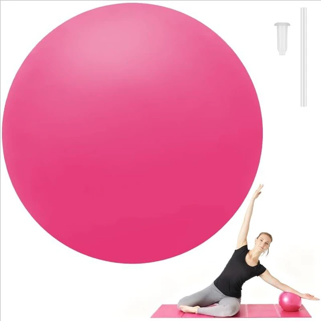 Alt view image 5 of 5 - Small Pilates Ball 9 Inch Small Exercise Ball Mini Workout Yoga Balls for Gym Yoga, Core Training, Fitness, Workout, Stability, Improves Balance