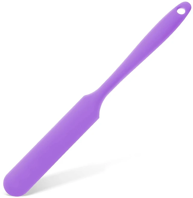 Main image of Silicone Wax Spatula Non Stick Reusable Hair Removal Stick,Purple