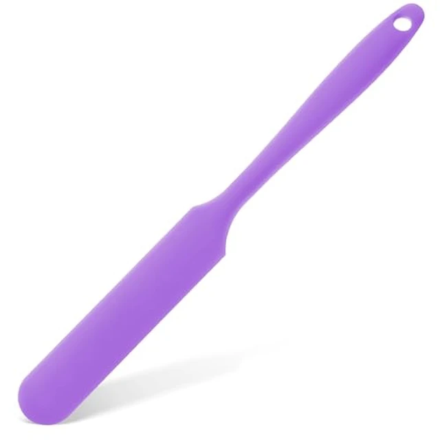 Alt view image 2 of 7 - Silicone Wax Spatula Non Stick Reusable Hair Removal Stick,Purple
