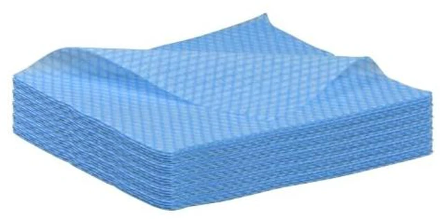 Alt view image 2 of 5 - 15 Pcs Disposable Dish Cloths, Kitchen Cleaning Cloths, Blue, 13.8x15.7 in