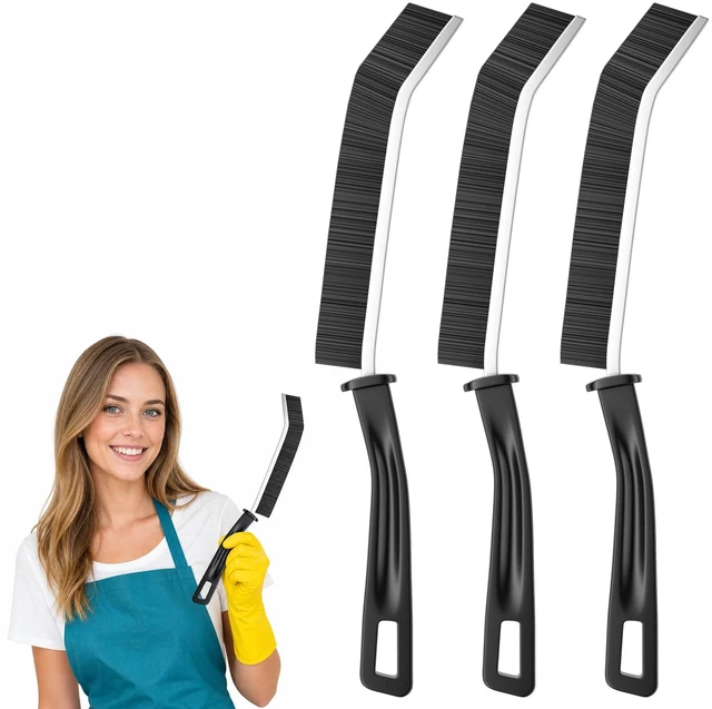 Main image of Gap Cleaning Brushes, 3 Piece Set Black Household Cleaning Kit