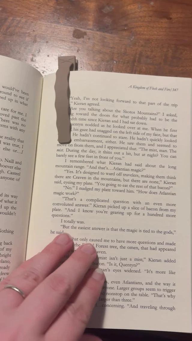 Alt view image 6 of 6 - Book Marks for Reading, 3 Pack Silicone Automatic Bookmarks Clips