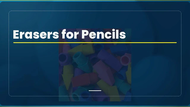 Alt view image 4 of 4 - 60 Pack Erasers for Pencils, Pencil Top Erasers Cap, 6 Colors