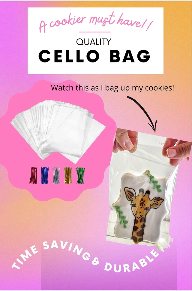 Alt view image 3 of 5 - 100PCS Cellophane Bags Clear Plastic Cello Bags 4x6 with 4" Twist Ties 5 Mix Colors - 1.4 mils Thick OPP Treat Bags for Gift Wrapping Packaging Decorations Storage (4'' x 6'')