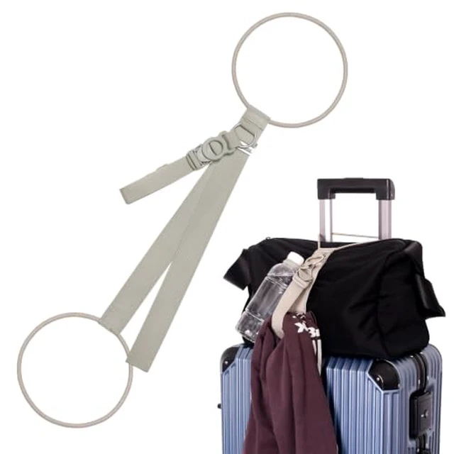 Alt view image 5 of 5 - Straps for Suitcases Luggage Straps, 2-Piece Black