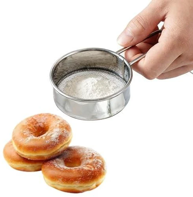 Alt view image 2 of 2 - Sifter for Baking Powdered Sugar,Duster Flour Sifter for Baking