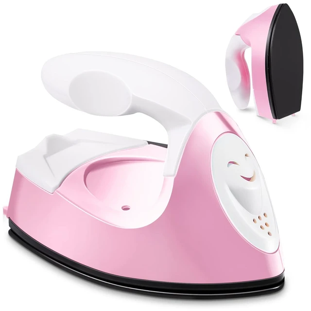 Main image of Honoson Mini Craft Iron with Charging Base Tiny,Light Pink