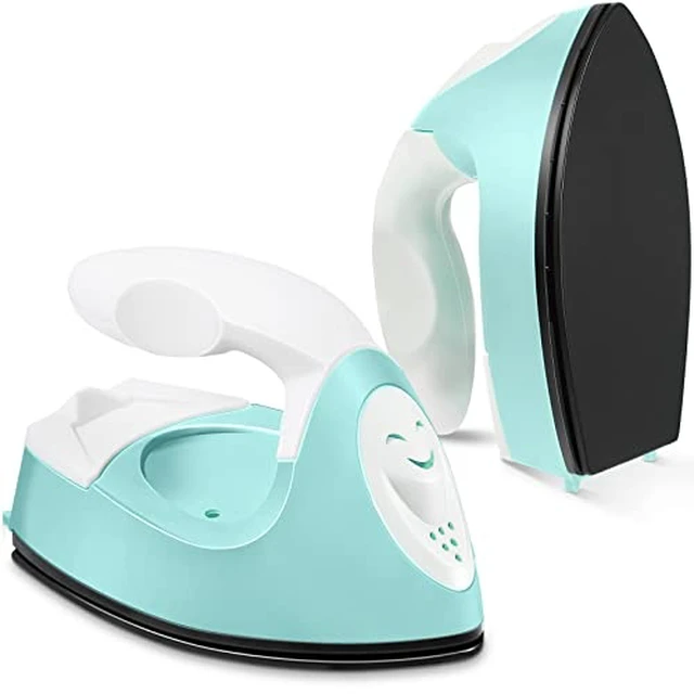 Alt view image 2 of 6 - Honoson Mini Craft Iron with Charging Base Tiny,Mint Green
