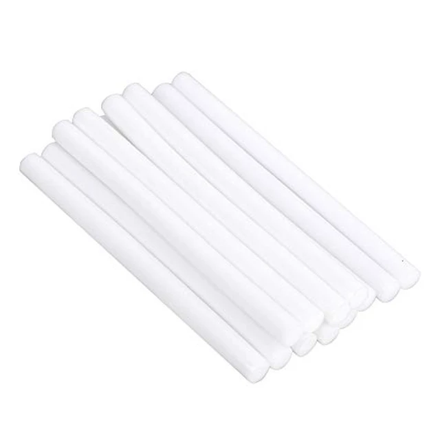 Alt view image 2 of 6 - HUIHUIBAO 12 PCS Colored Hot Glue Sticks, Mini Hot Melt Adhesive Glue Stick for DIY Art Craft, 7 x 100mm, White