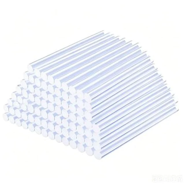 Alt view image 2 of 6 - 50 Pcs Hot Glue Sticks, 4" x 0.27" Mini Size Clear High Temp Glue Sticks for Crafting, DIY and Home Repair Needs