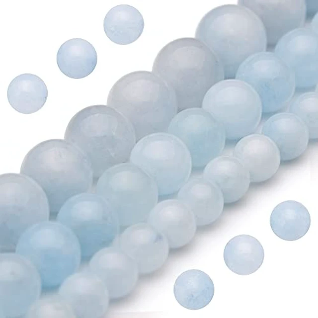 Alt view image 3 of 6 - Youngbling Natural Gemstone Beads for Jewelry Making,6mm Black Lava Polished Round Smooth Stone Beads for Bracelet Necklace 15 Inch