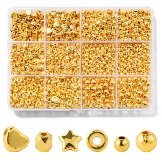 Alt view image 6 of 6 - 1100 Pcs Silver Beads,Smooth Round 3/4/6/8mm Silver Filled Beads for Bracelet Jewelry Making