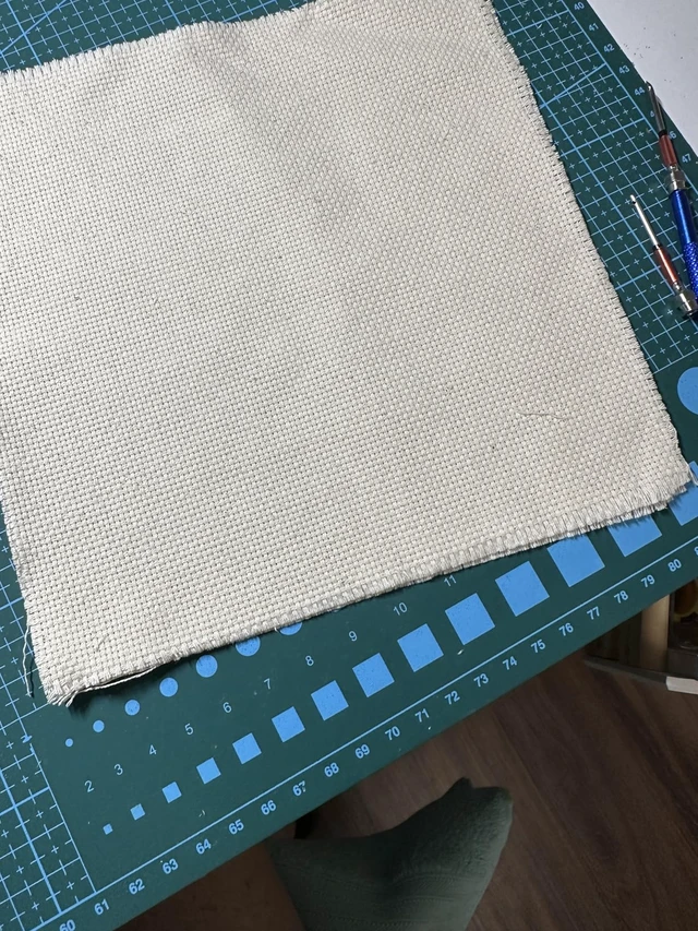 Alt view image 5 of 5 - 10 PCS Punch Needle Fabric (5.9×5.9 Inch)