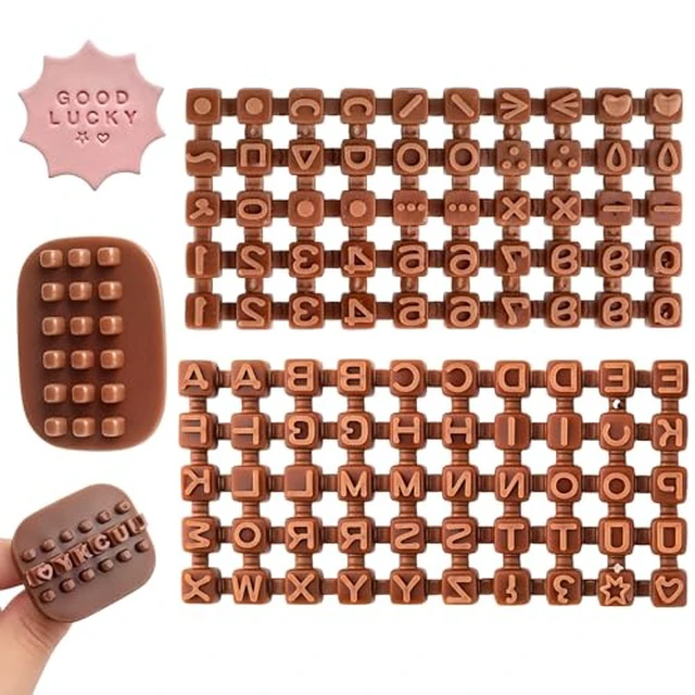 Alt view image 2 of 2 - 100Pcs Letter Stamps for Pottery Clay Polymer Cake Baking Embosser Molds