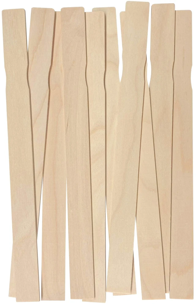 Main image of 12 Inch Paint Stir Sticks, 10 Pack Wooden Stir Sticks, Paint Mixing Sticks, Garden and Library Markers, Wood Sticks for Crafting