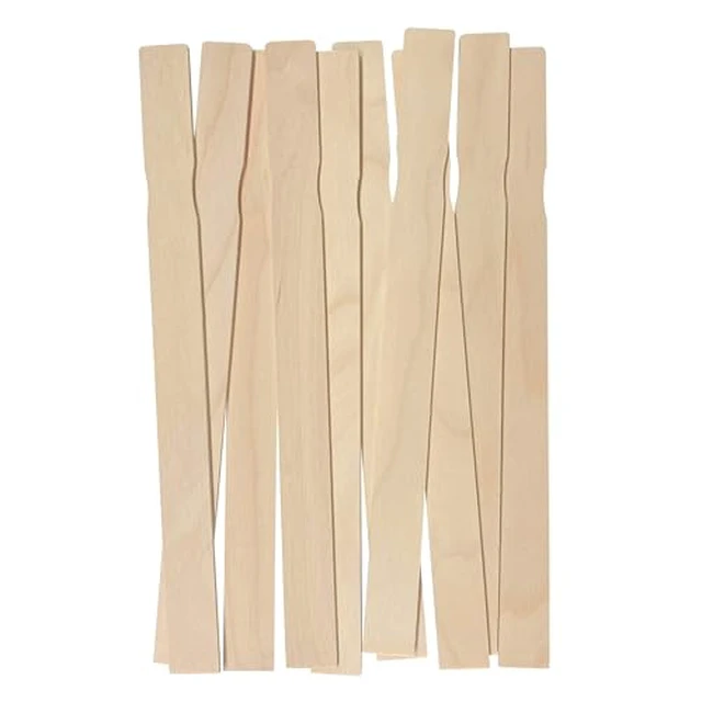 Alt view image 2 of 5 - 12 Inch Paint Stir Sticks, 10 Pack Wooden Stir Sticks, Paint Mixing Sticks, Garden and Library Markers, Wood Sticks for Crafting
