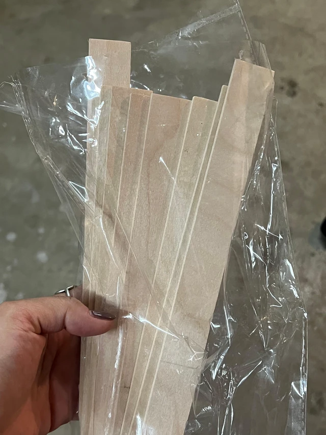 Alt view image 3 of 5 - 12 Inch Paint Stir Sticks, 10 Pack Wooden Stir Sticks, Paint Mixing Sticks, Garden and Library Markers, Wood Sticks for Crafting